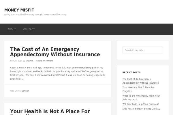 Genesis theme site design template sample