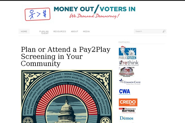 moneyout-votersin.org site used Popular-business