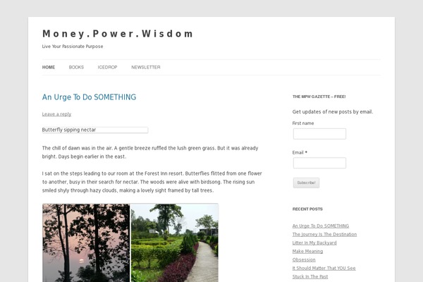 Twenty Twelve theme site design template sample