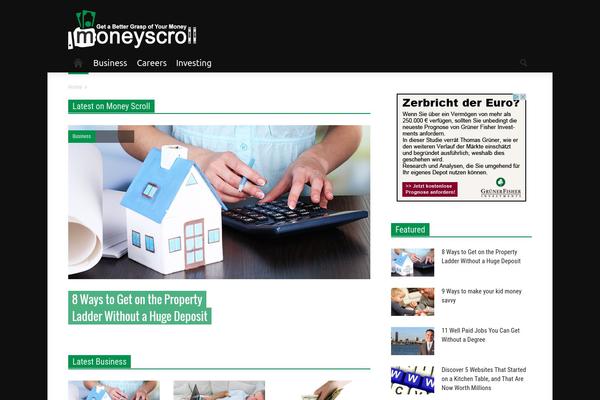 moneyscroll.com site used Newspaper-theme