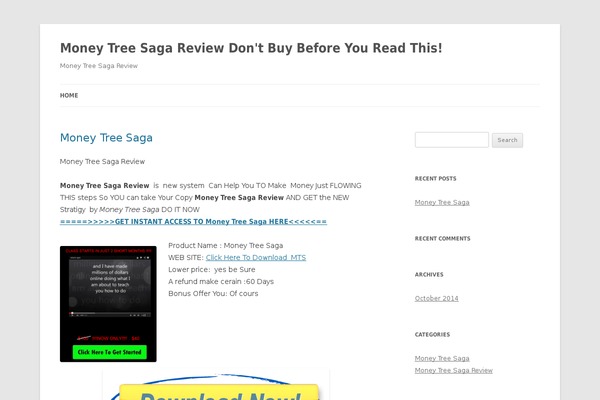 Twenty Twelve theme site design template sample