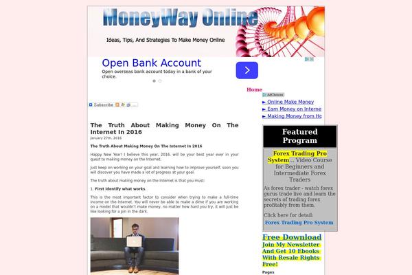 moneyway-online.com site used Moneywayonlineblogtheme