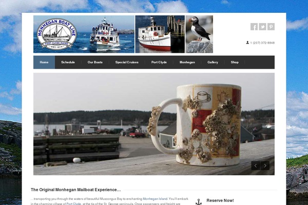 monheganboat.com site used Centum