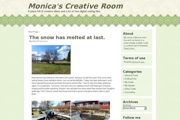 monicascreativeroom.se site used Monicascr