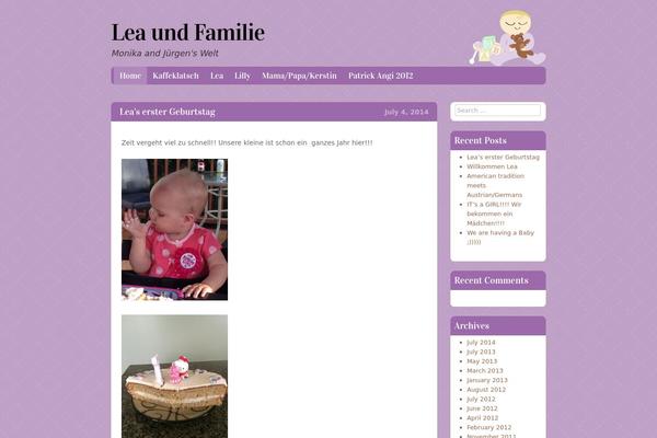 Babylog theme site design template sample