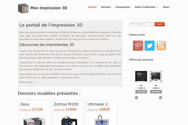 WordPress website example screenshot