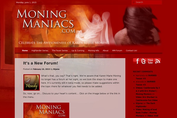 moningmaniacs.com site used Moningmaniacs
