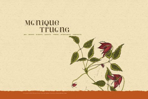 monique-truong.com site used Monique