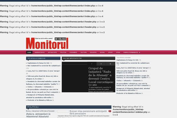 monitoruldevalcea.ro site used Zenko1
