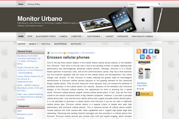 WordPress website example screenshot