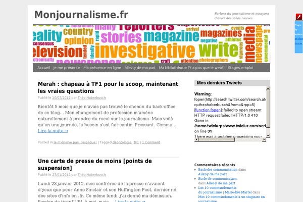 WordPress website example screenshot