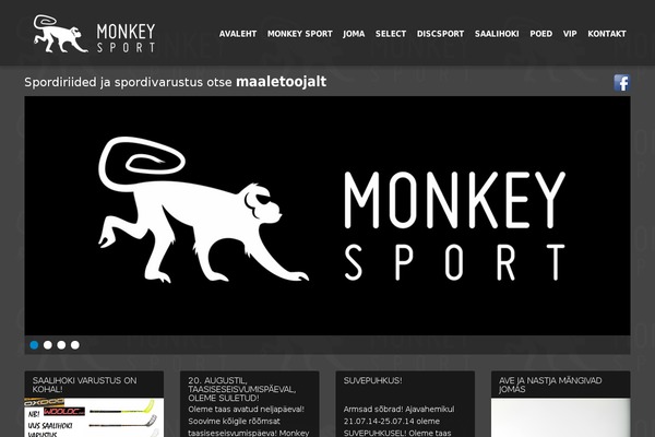 Monkey theme site design template sample