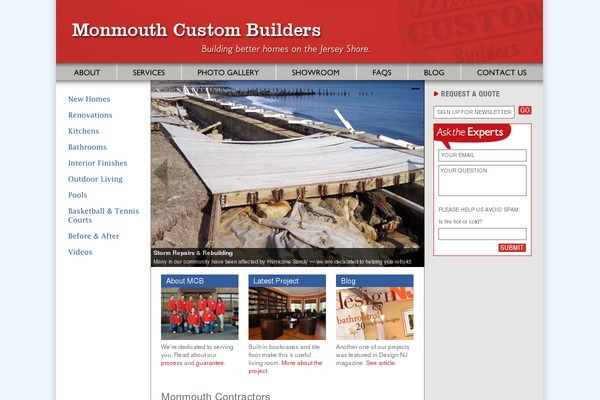 Mcb theme site design template sample