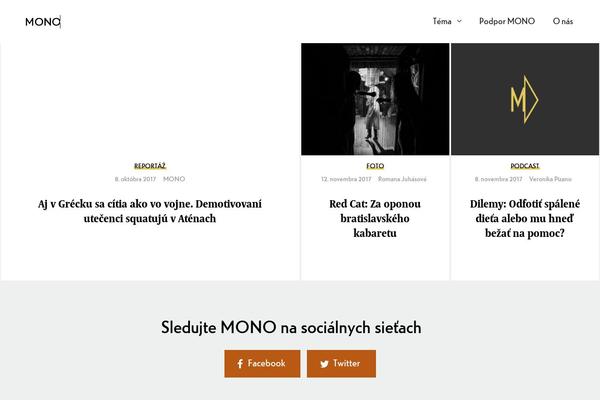 Mono-child theme site design template sample