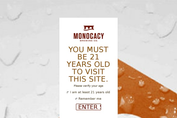 monocacybrewing.com site used Monocacy