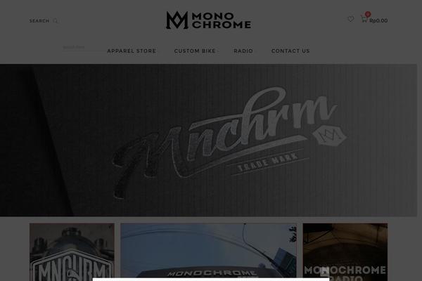 monochrome-store.com site used Flatyshop