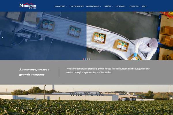 WordPress website example screenshot