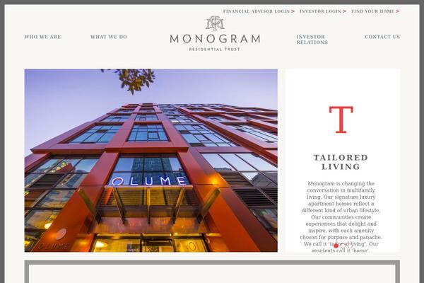 monogramresidentialtrust.com site used Monogram