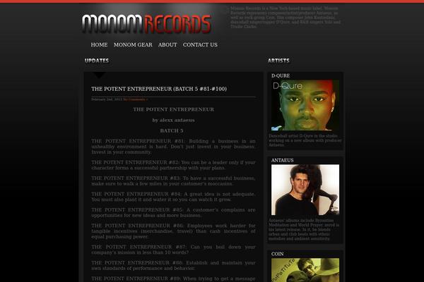 monomrecords.com site used Monomrecords