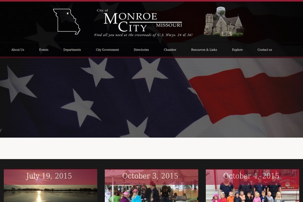 monroecitymo.org site used Monroecitytheme