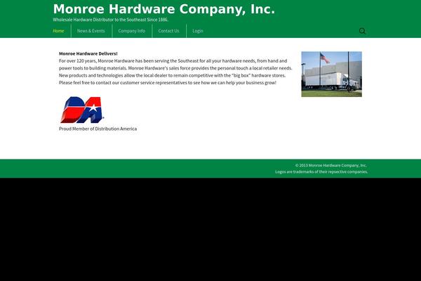 monroehardware.com site used Mhc_theme