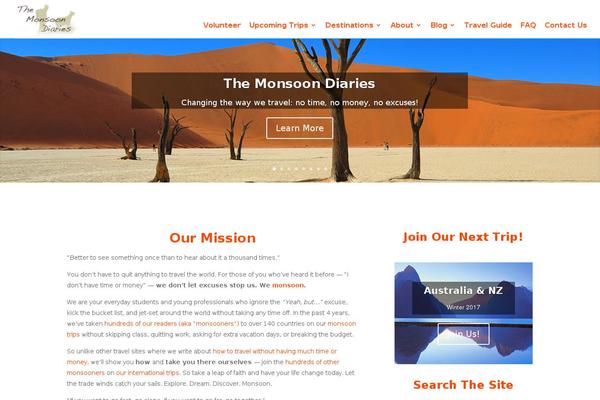 monsoondiaries.com site used Md-divi-old