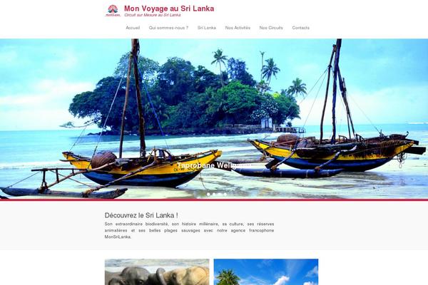 Adventurous theme site design template sample