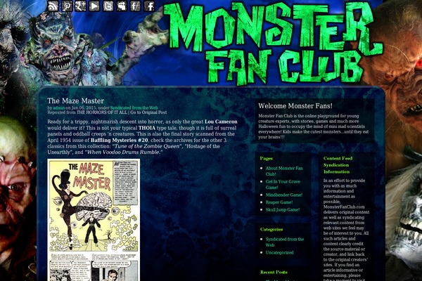 monsterfanclub.com site used Netherworldnetwork