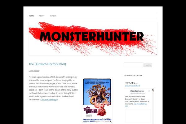 Twenty Twelve theme site design template sample