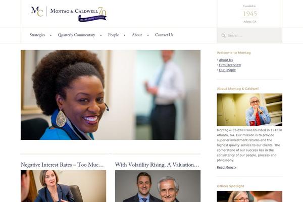 WordPress website example screenshot