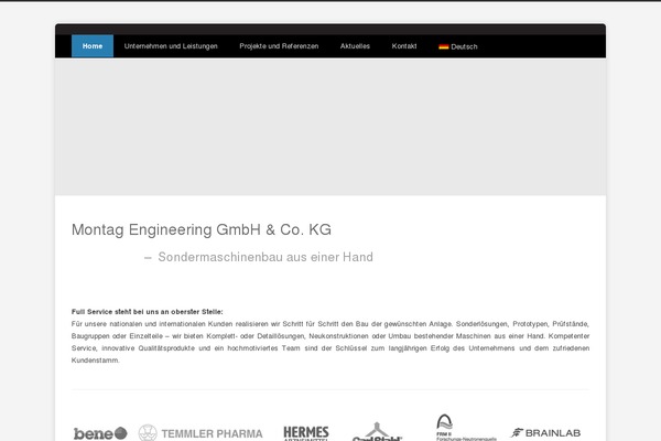 WordPress website example screenshot
