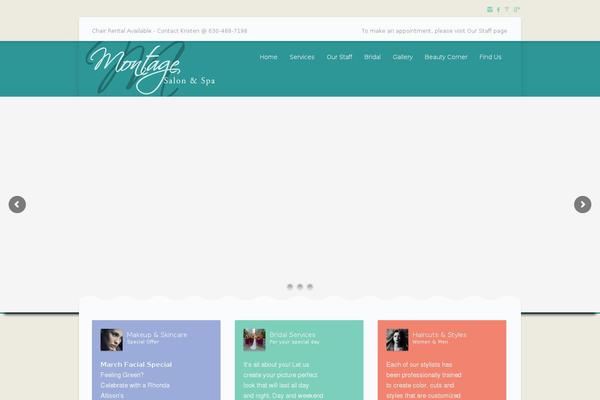 Beautypress theme site design template sample