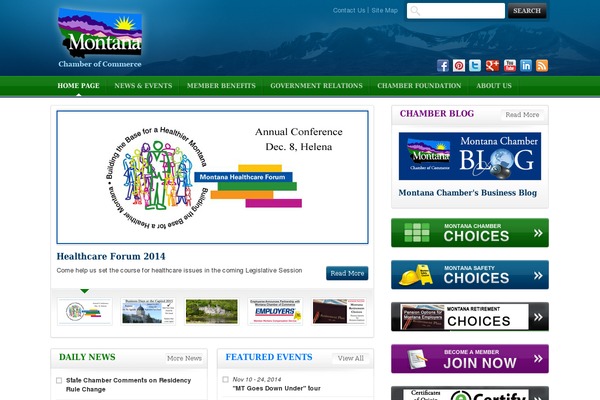 WordPress website example screenshot