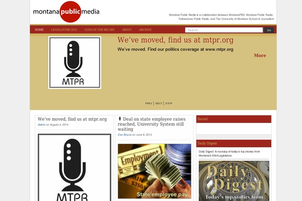 montanapublicmedia.org site used Magasin-dos