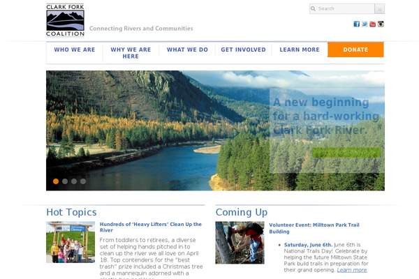 montanawatertrust.org site used Clarkfork