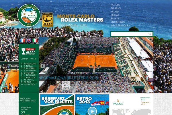 montecarlorolexmasters theme websites examples