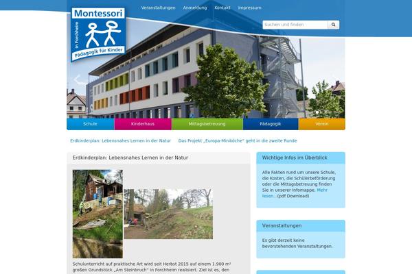 WordPress website example screenshot