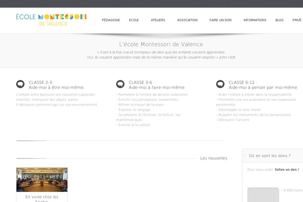 montessori-valence.fr site used Hovercss