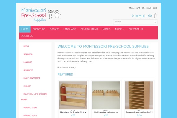 montessoripreschoolsupplies.ie site used Preschool