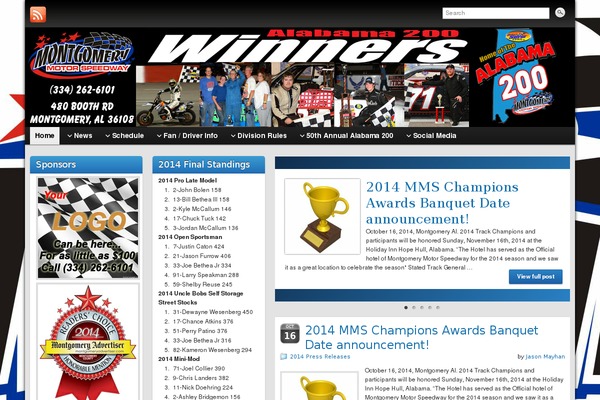 WordPress website example screenshot