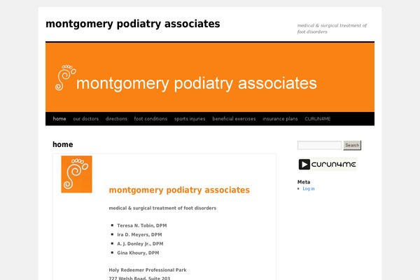 WordPress website example screenshot