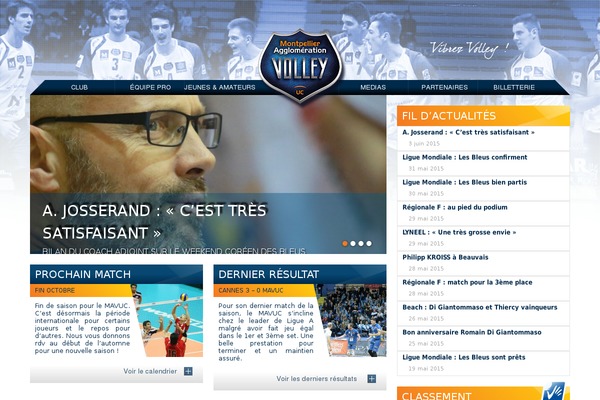 montpellier-volley.com site used Mavuc