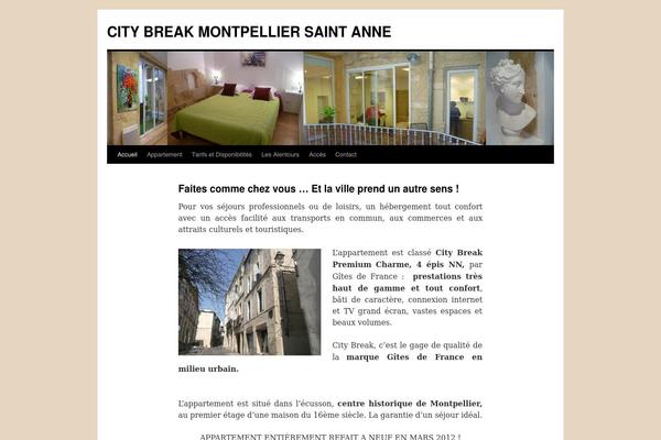 WordPress website example screenshot