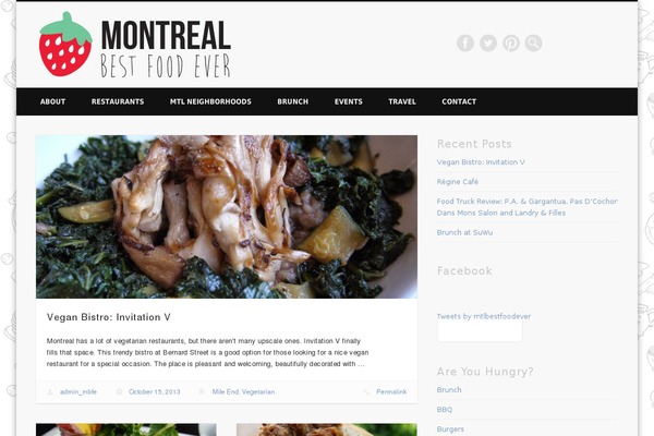 montrealbestfoodever.com site used Pinboard