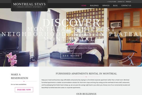 montrealstays.com site used Ms