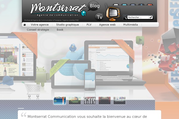montserrat-communication.com site used Fadeliciouswp