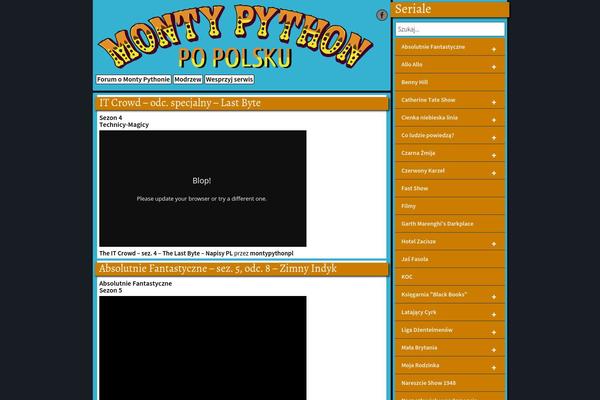 monty-python.org site used Luneta