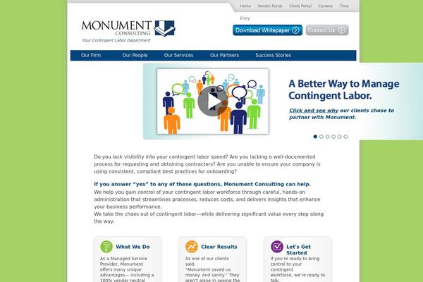 monumentconsulting.com site used Monument