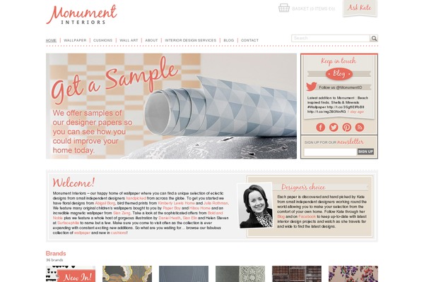 Mi theme site design template sample