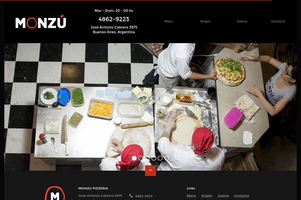 monzu.com.ar site used Munch